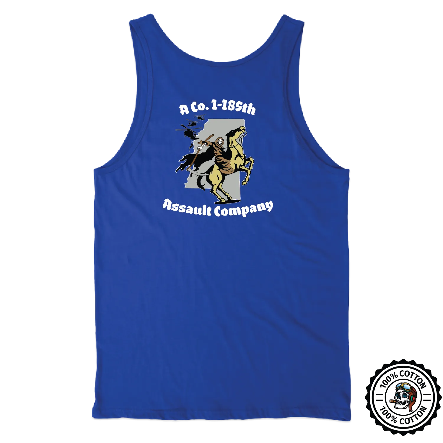 A Co, 1-185 AHB "Pale Horse" Tank Tops