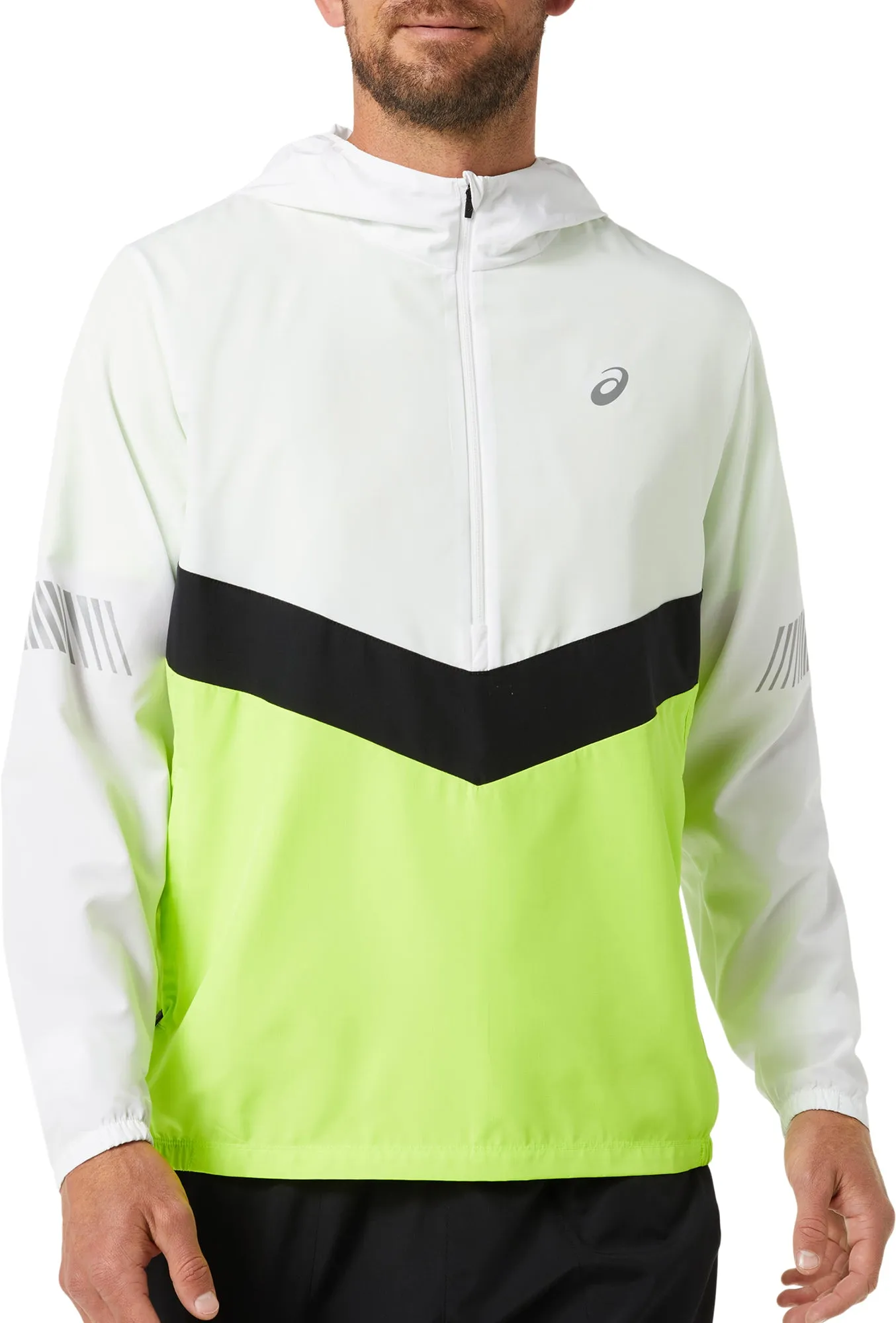 Asics Lite-Show Mens Running Jacket - White