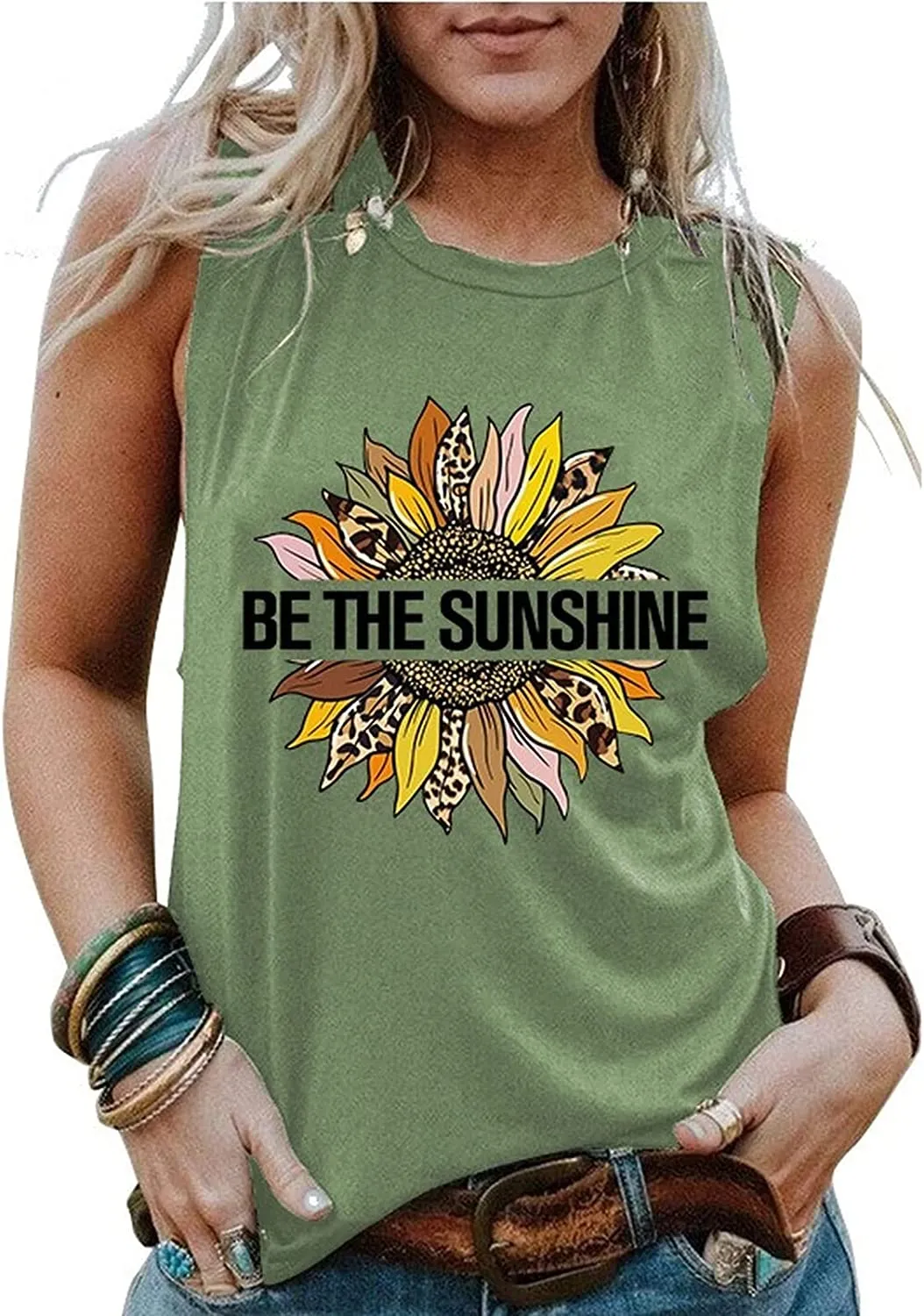 Be The Sunshine Summer Tank Shirt for Women