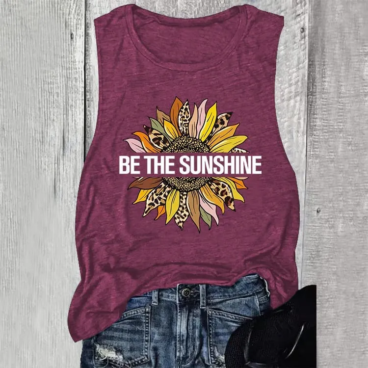 Be The Sunshine Summer Tank Shirt for Women