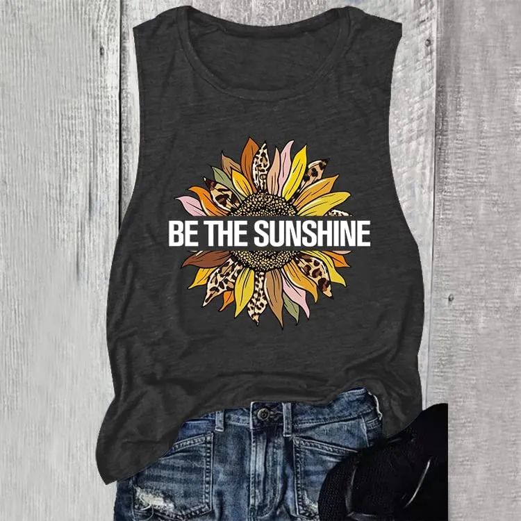 Be The Sunshine Summer Tank Shirt for Women