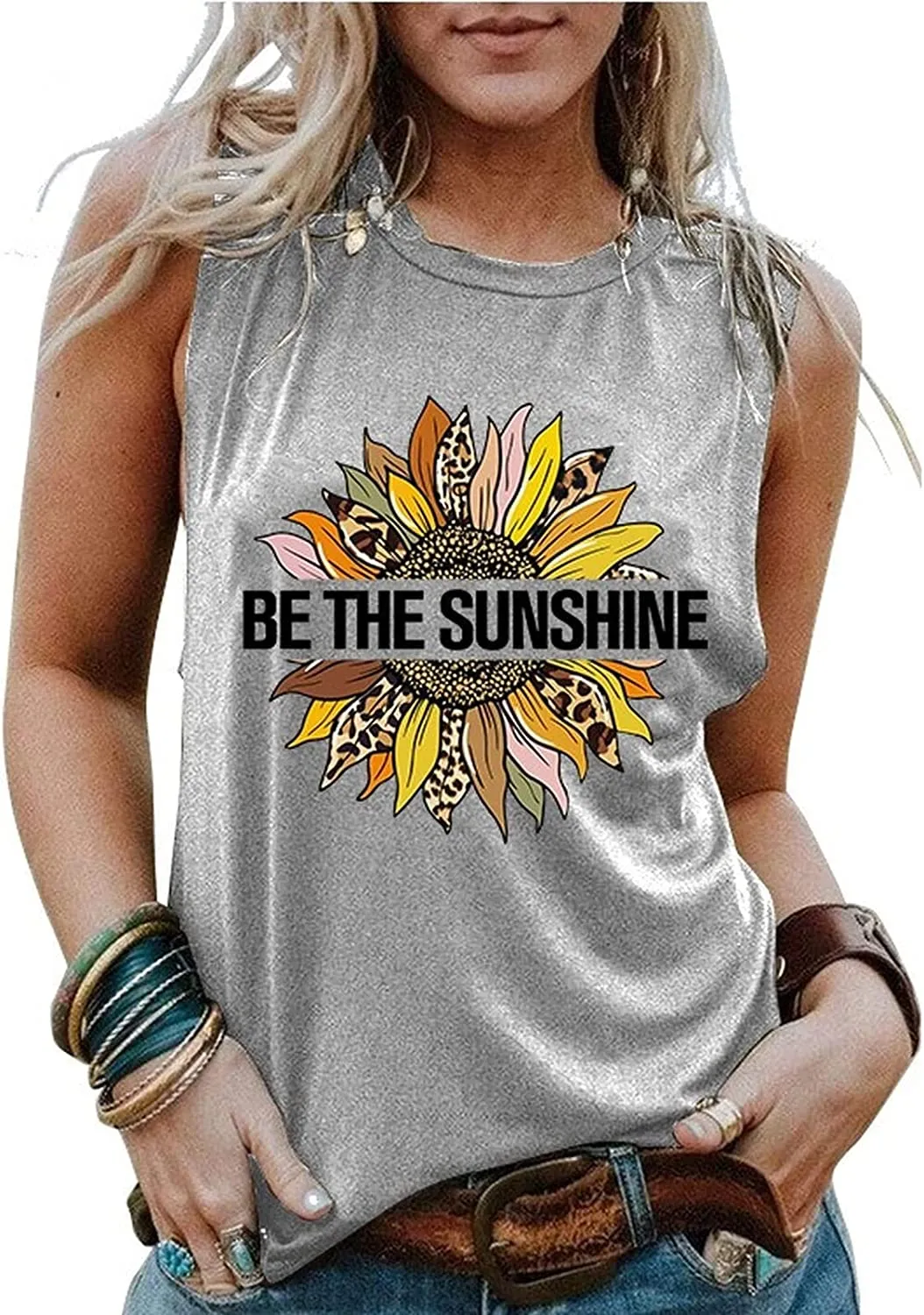 Be The Sunshine Summer Tank Shirt for Women