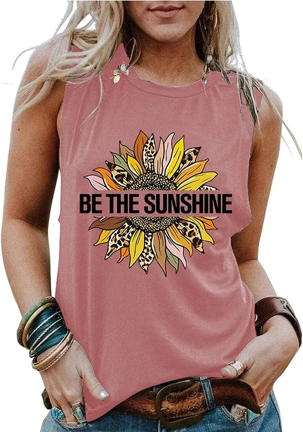 Be The Sunshine Summer Tank Shirt for Women