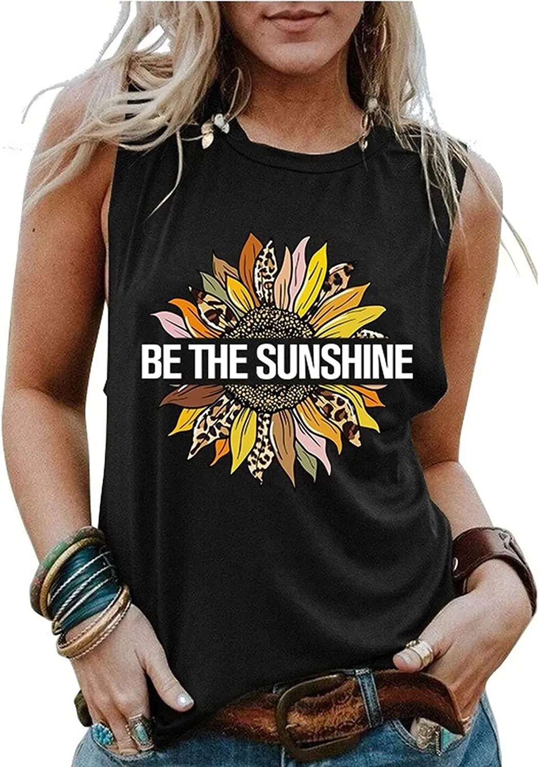 Be The Sunshine Summer Tank Shirt for Women