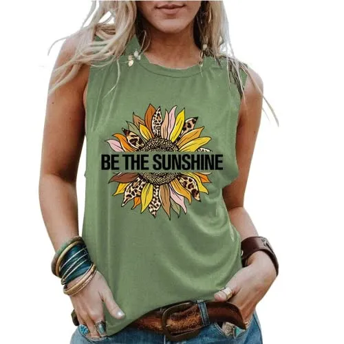 Be The Sunshine Summer Tank Shirt for Women