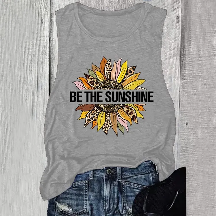 Be The Sunshine Summer Tank Shirt for Women