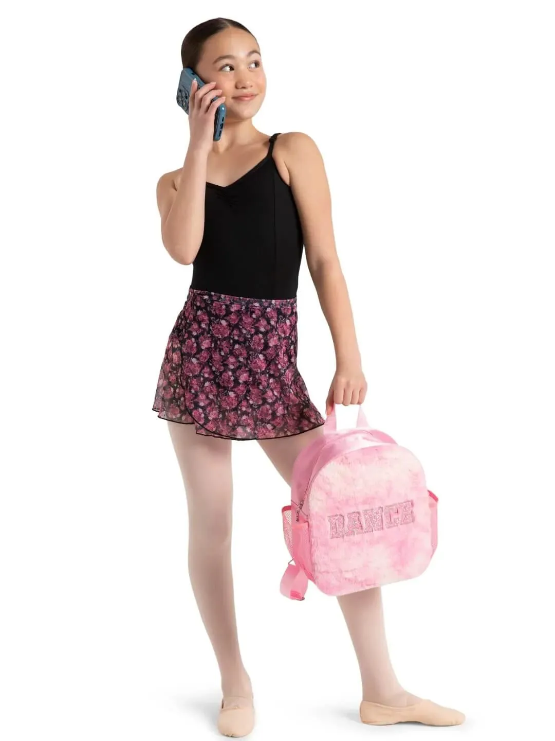 Capezio Faux Fur Dance Ballet Pink Bag B287