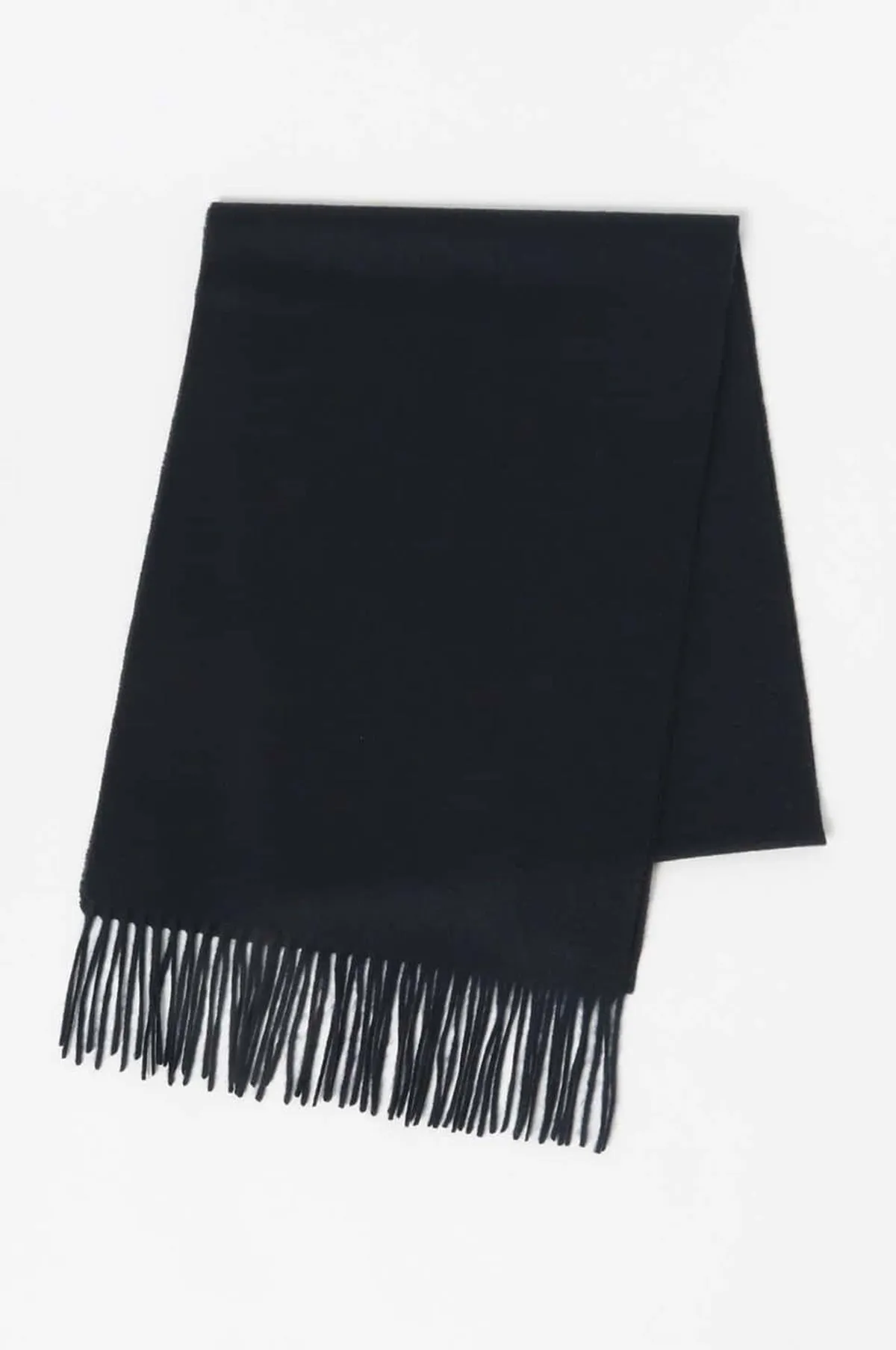 Cashmere Scarf Solid Navy