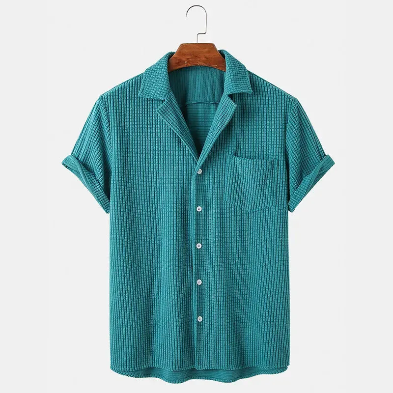 Cordivo Summer Waffle Shirt  Relaxed Fit, Effortless Cool