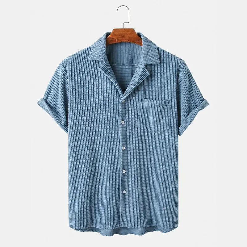 Cordivo Summer Waffle Shirt  Relaxed Fit, Effortless Cool