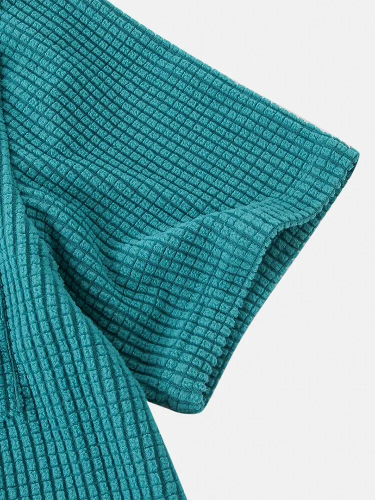 Cordivo Summer Waffle Shirt  Relaxed Fit, Effortless Cool
