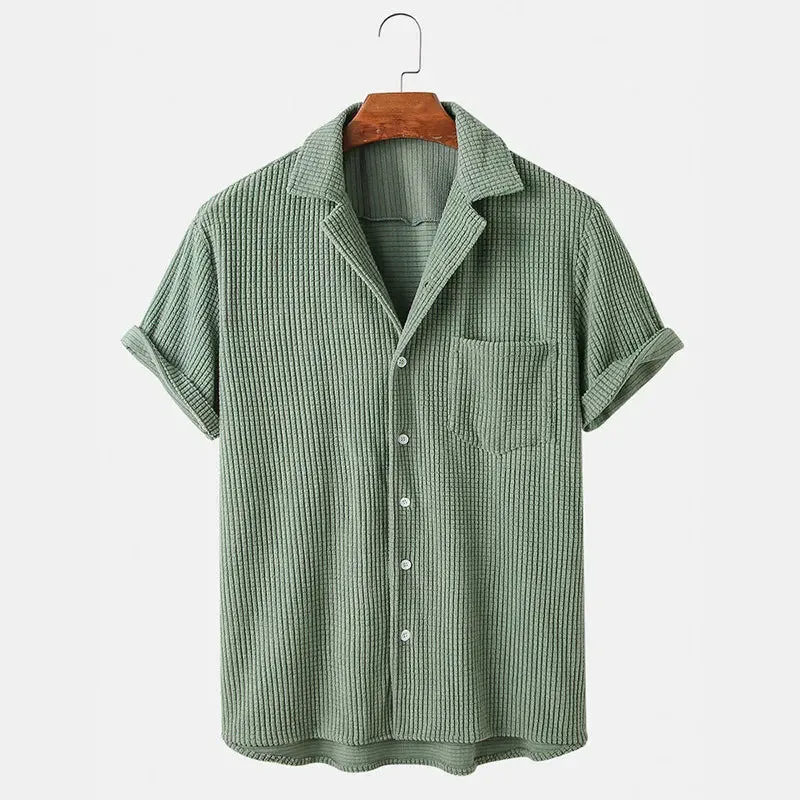 Cordivo Summer Waffle Shirt  Relaxed Fit, Effortless Cool