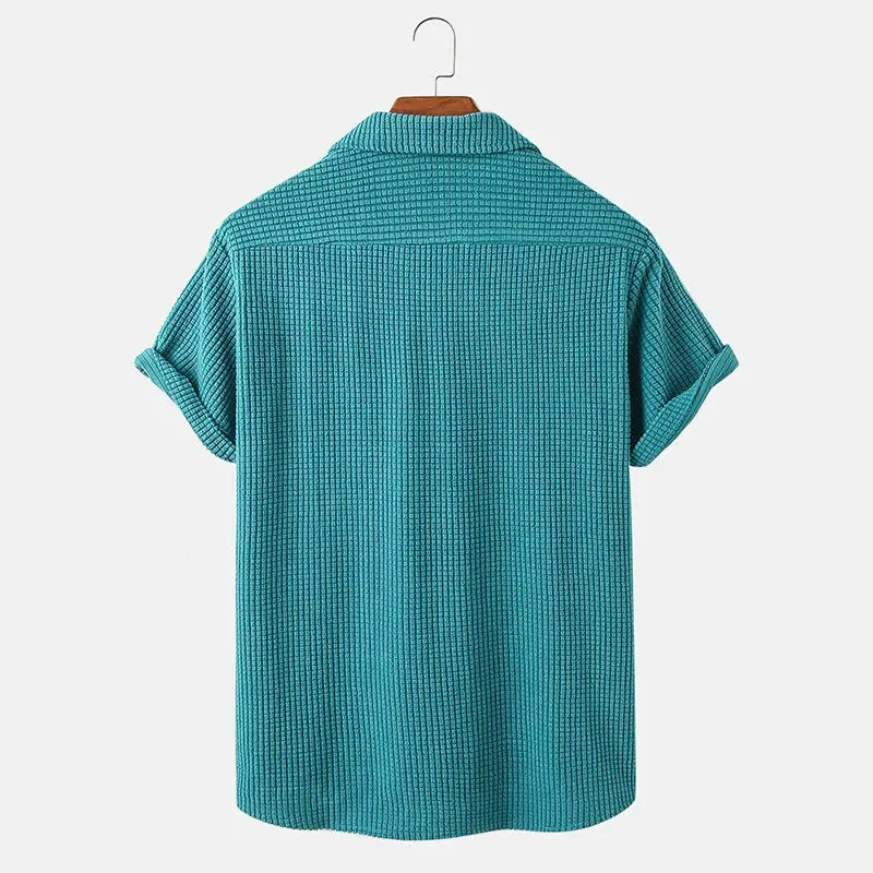 Cordivo Summer Waffle Shirt  Relaxed Fit, Effortless Cool