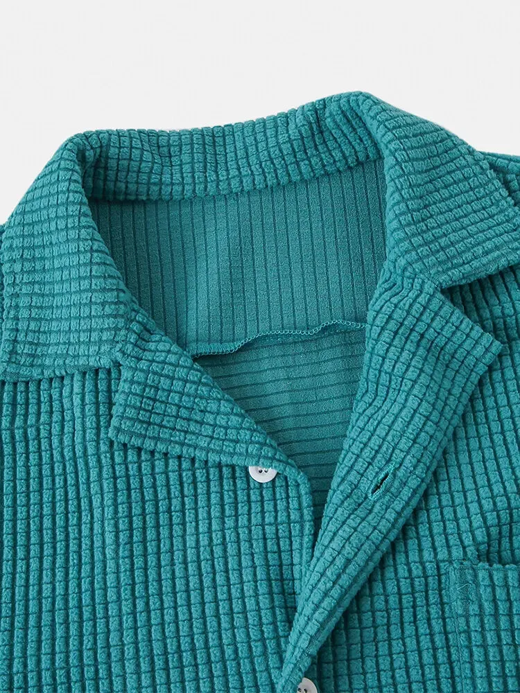 Cordivo Summer Waffle Shirt  Relaxed Fit, Effortless Cool