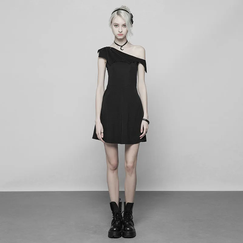 Dark Series Bat Strapless Dress OPQ-334LQF