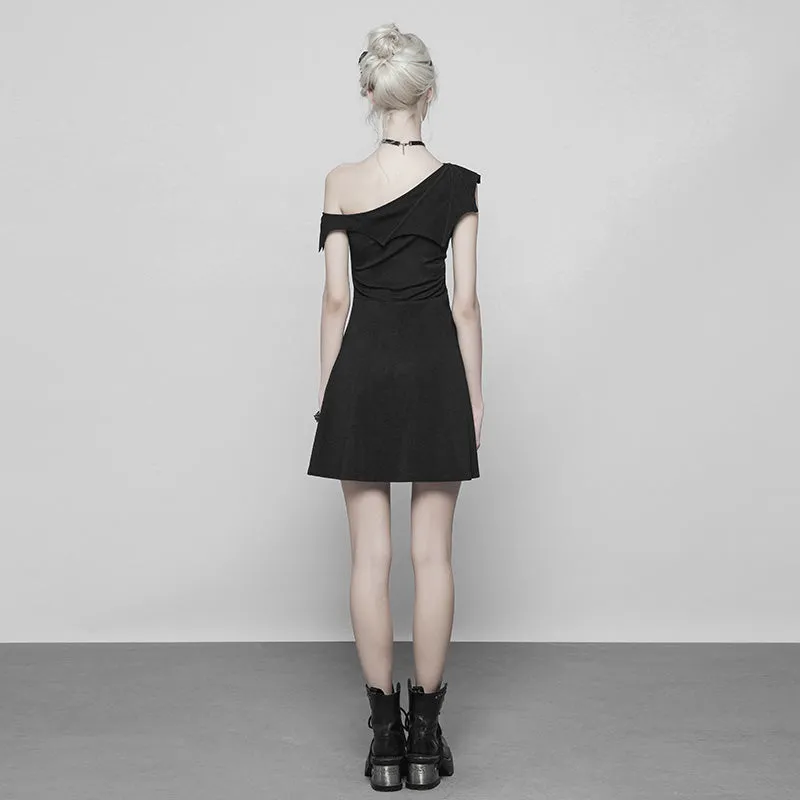 Dark Series Bat Strapless Dress OPQ-334LQF
