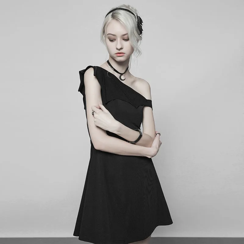Dark Series Bat Strapless Dress OPQ-334LQF