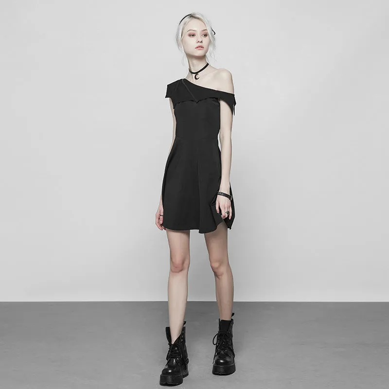 Dark Series Bat Strapless Dress OPQ-334LQF