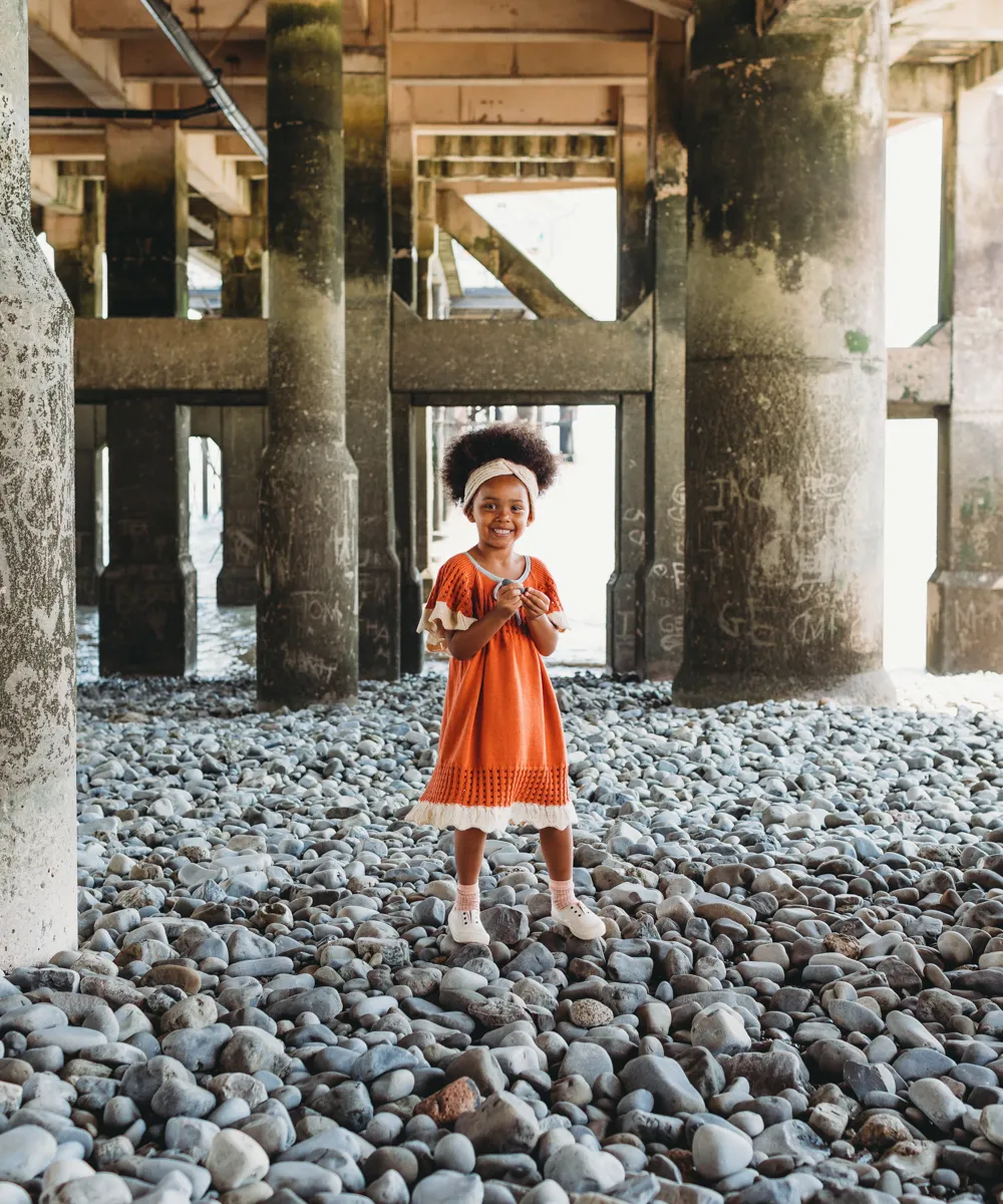 Eirlys Dress - Papaya