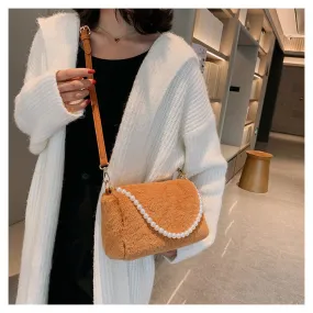Faux Fur Pillow Purses And Handbags-Showtown