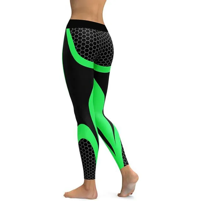 Floral Print Yoga Pants