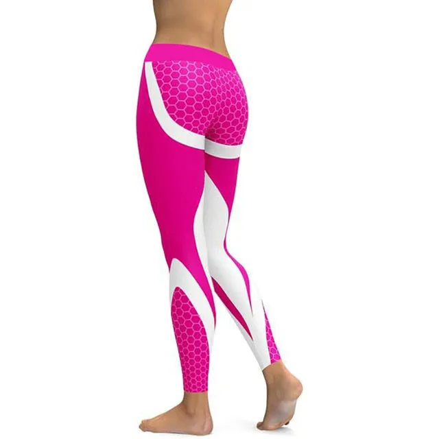 Floral Print Yoga Pants