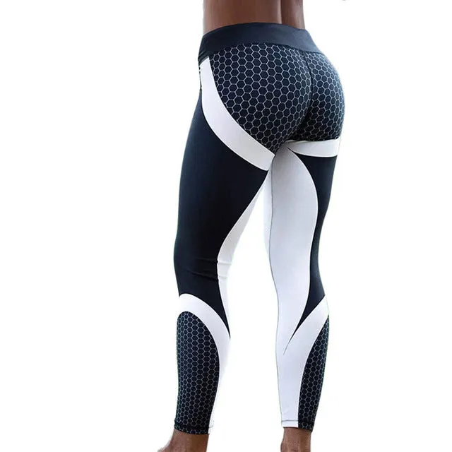 Floral Print Yoga Pants