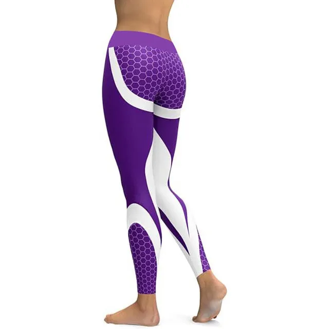 Floral Print Yoga Pants