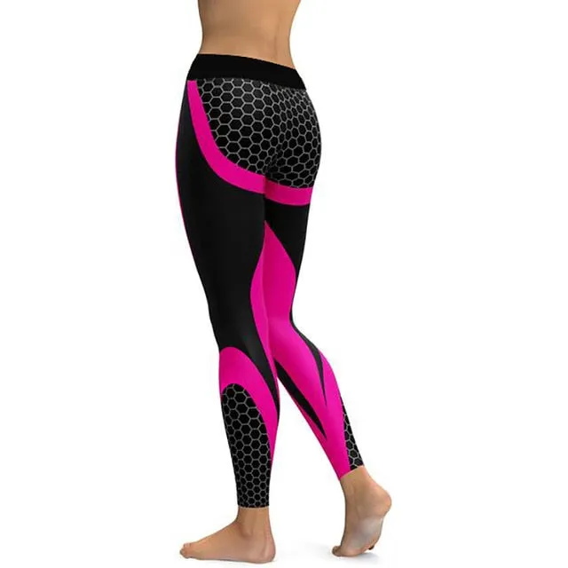 Floral Print Yoga Pants