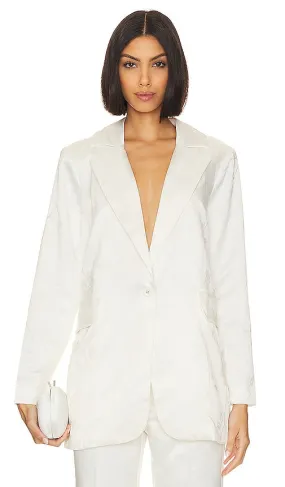 For Love & Lemons Ruth Blazer Jacket in White