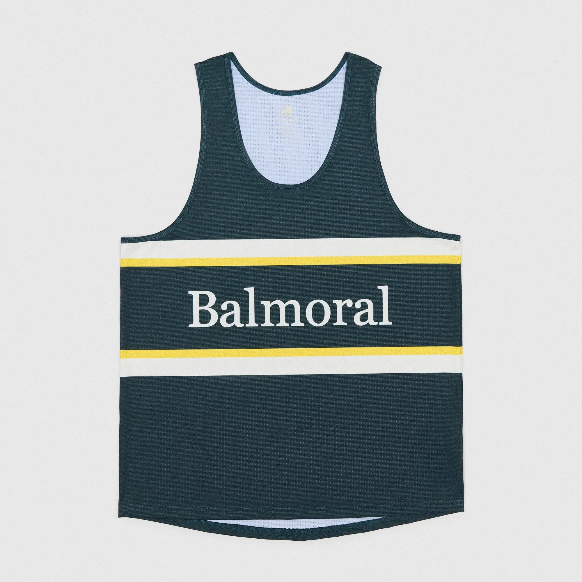 Franchise Tank Top - Forest Green / Cream / Yellow