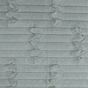 Grey Ultra Soft Faux Fur Fabric