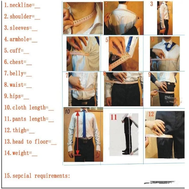 Groom Tuxedos Peak Lapel Best Man Suits Men's Wedding Suits (Jacket Pants Vest)