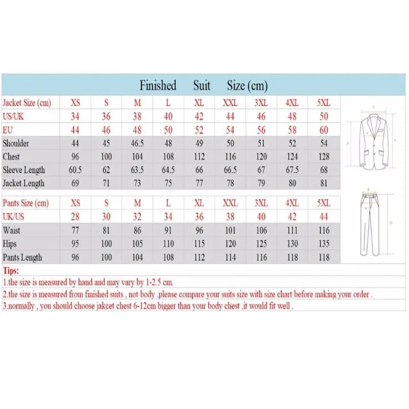 Groom Tuxedos Peak Lapel Best Man Suits Men's Wedding Suits (Jacket Pants Vest)