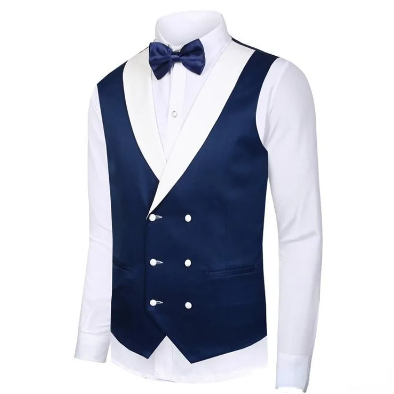 Groom Tuxedos Peak Lapel Best Man Suits Men's Wedding Suits (Jacket Pants Vest)