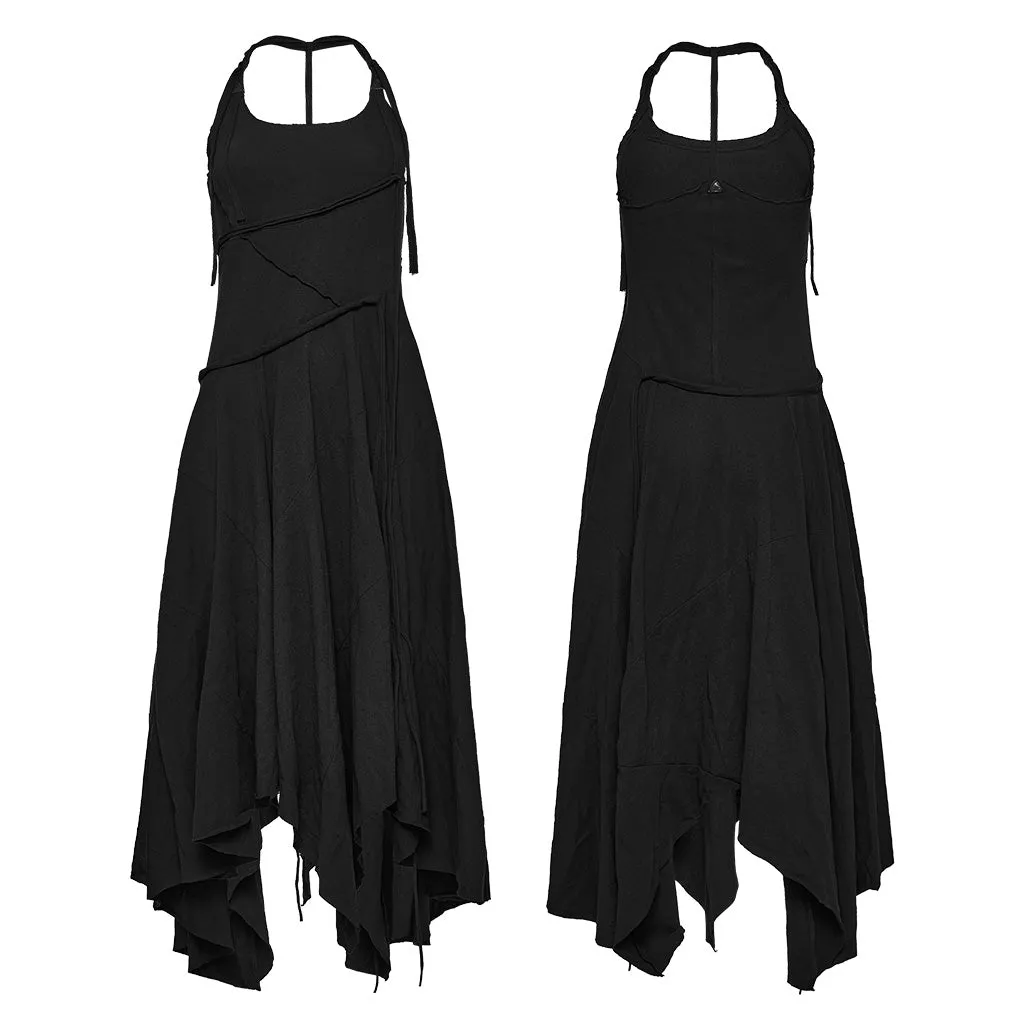 Irregular patchwork slip long dress OPQ-185LQF