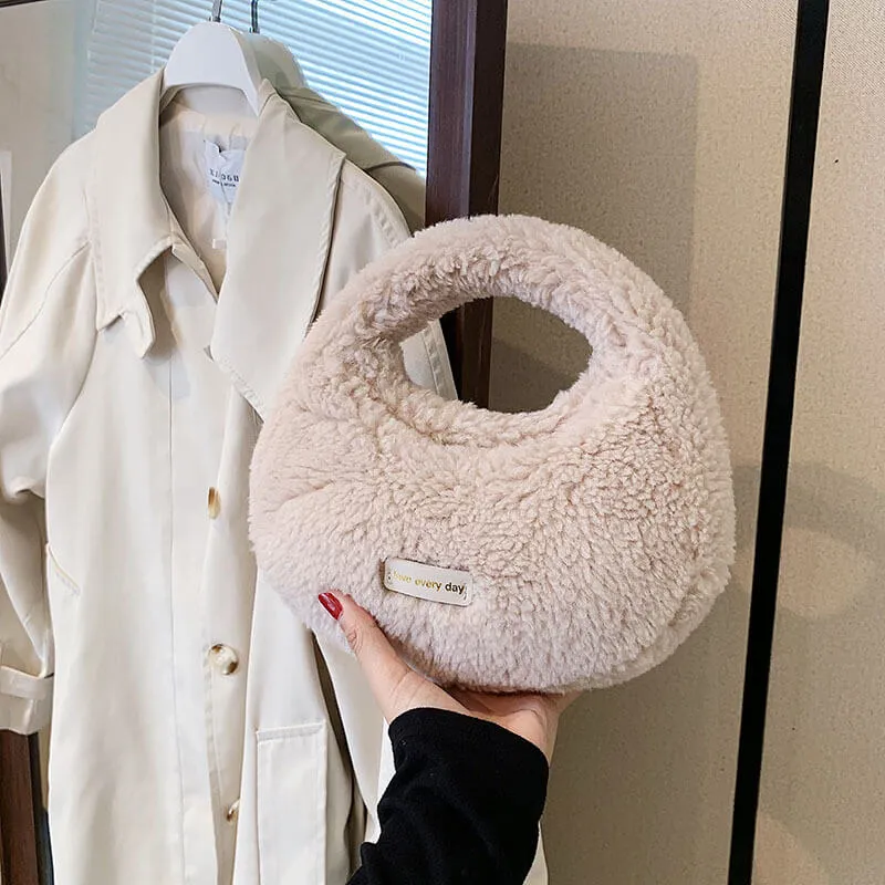 Ladies Mini Faux Fur Bag-Showtown