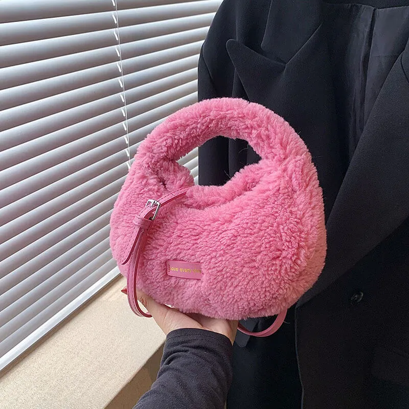 Ladies Mini Faux Fur Bag-Showtown