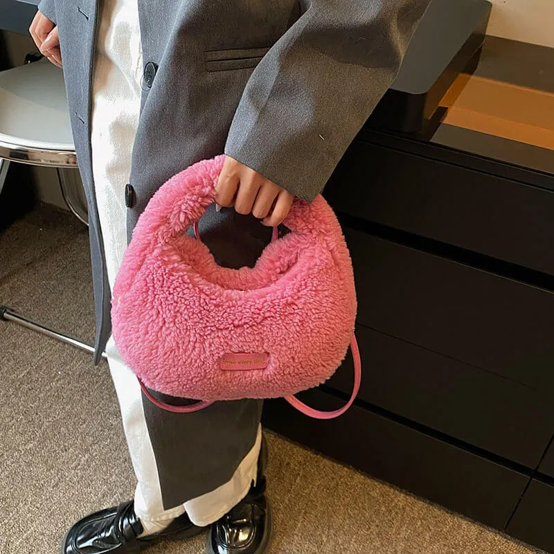 Ladies Mini Faux Fur Bag-Showtown