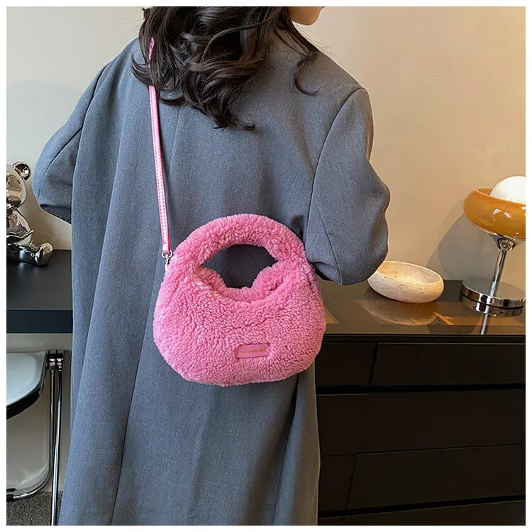 Ladies Mini Faux Fur Bag-Showtown