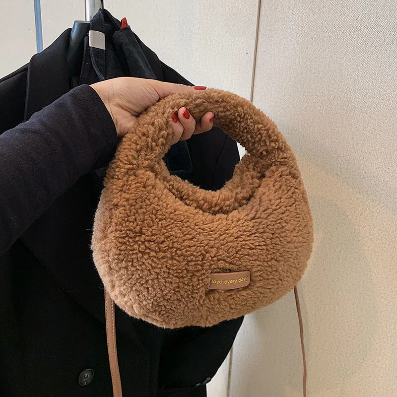 Ladies Mini Faux Fur Bag-Showtown