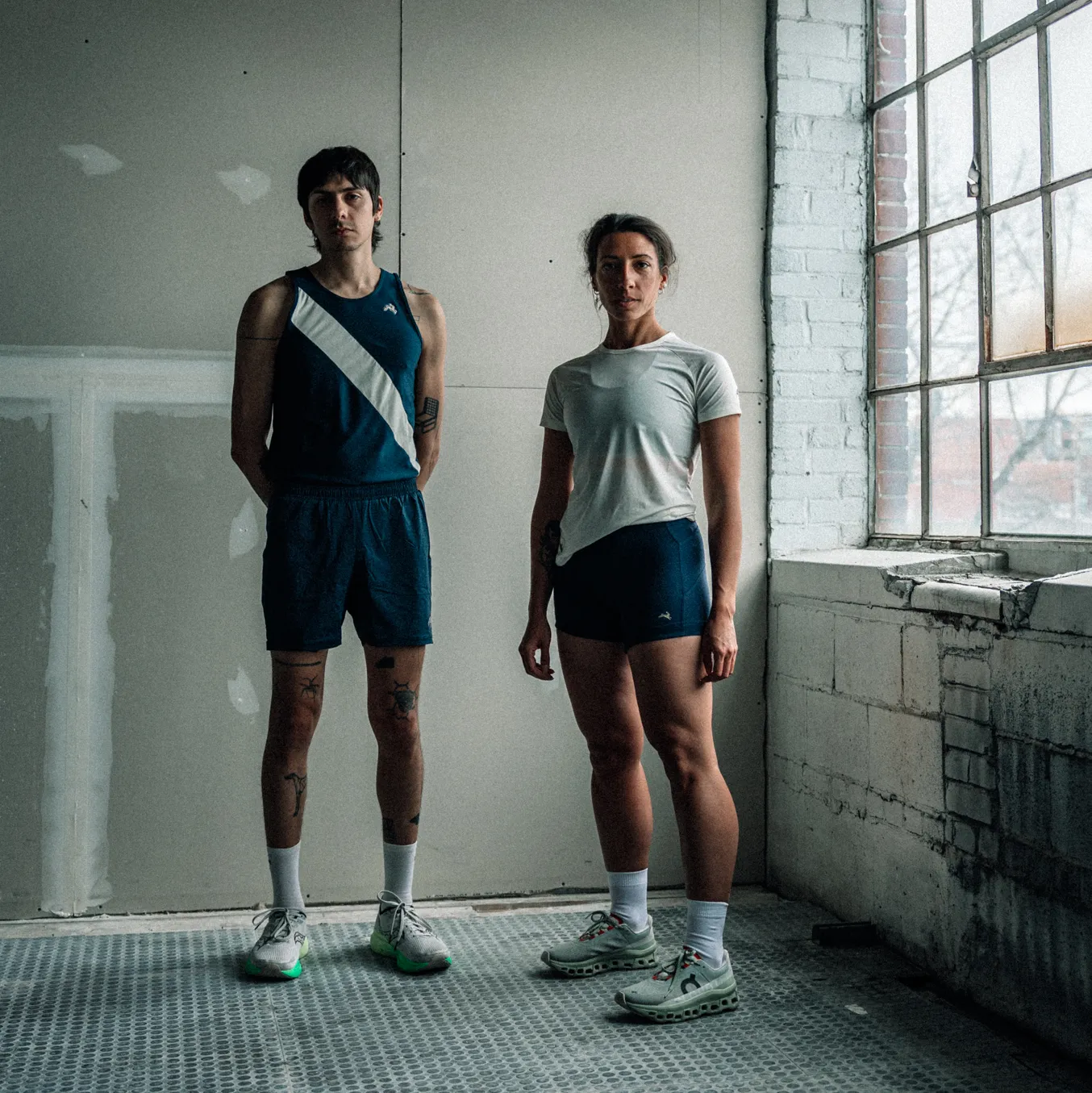 Men's Van Cortlandt Singlet - Navy/Ivory