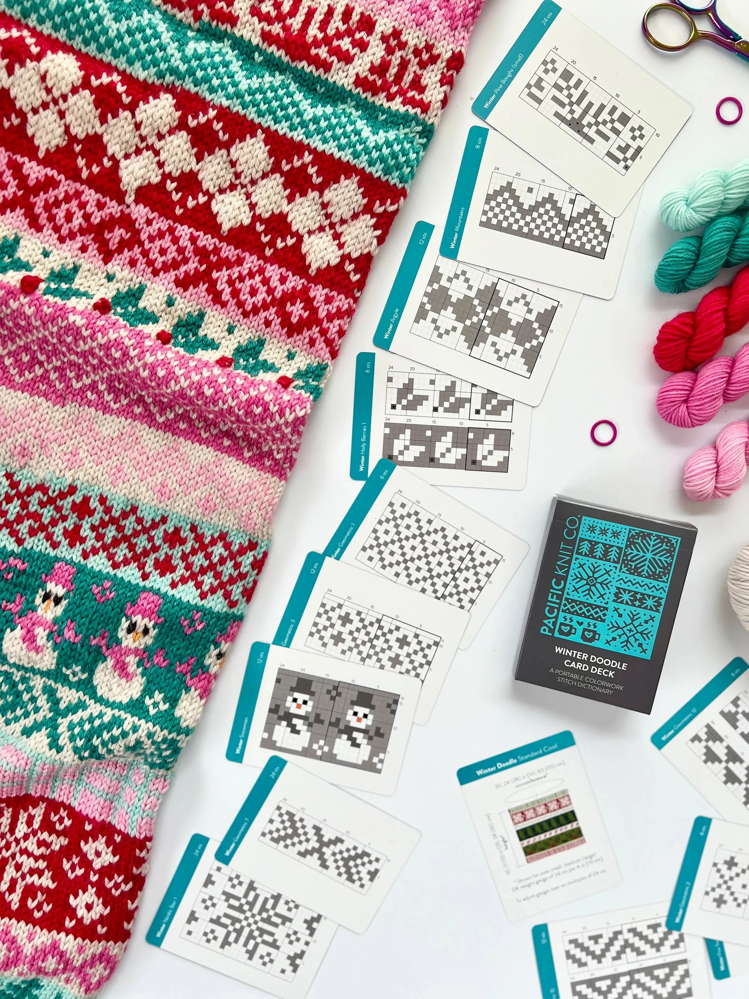 Pacific Knit Co. - Winter Doodle Card Deck