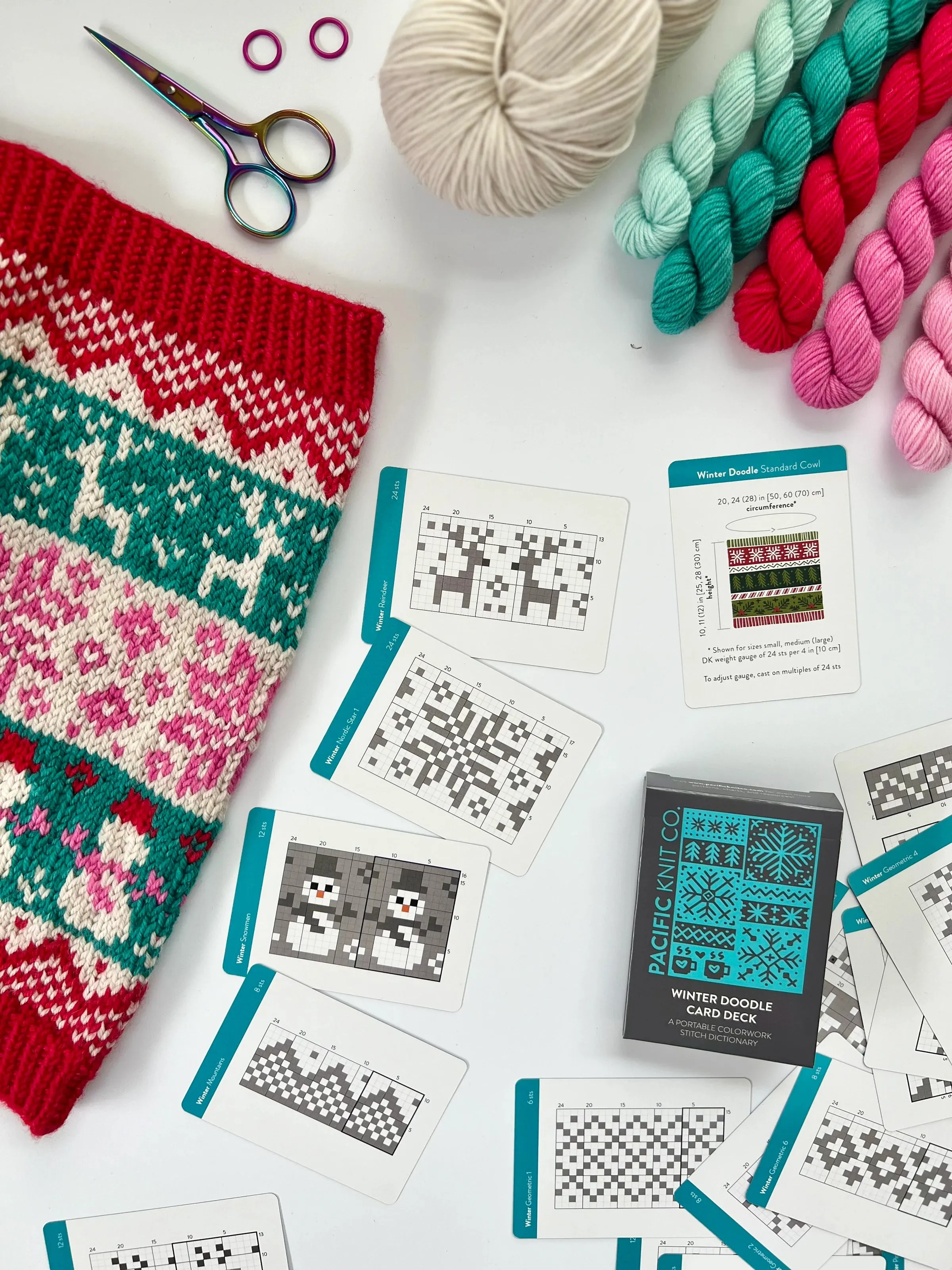 Pacific Knit Co. - Winter Doodle Card Deck