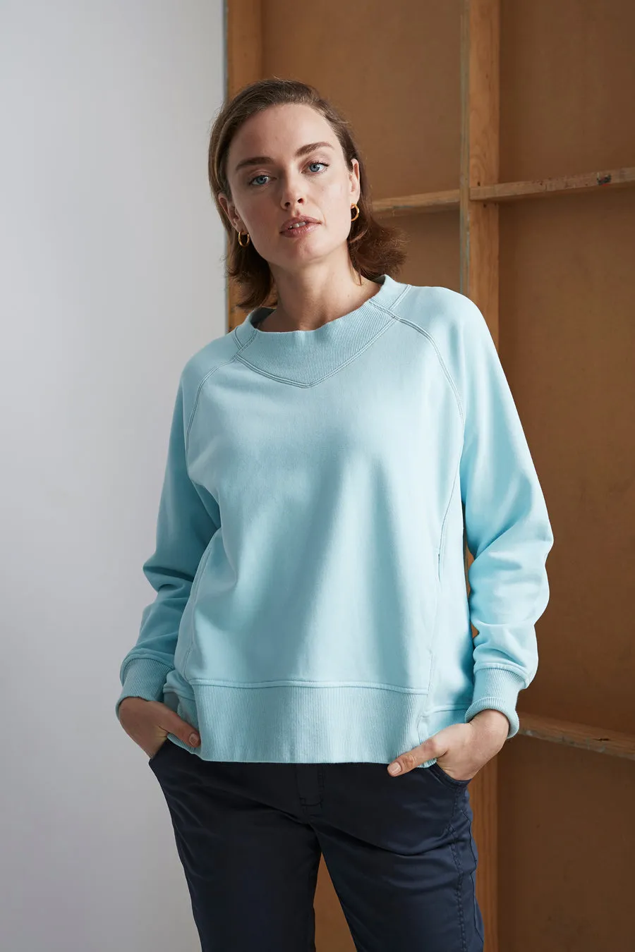 Parker Sweat - Aqua