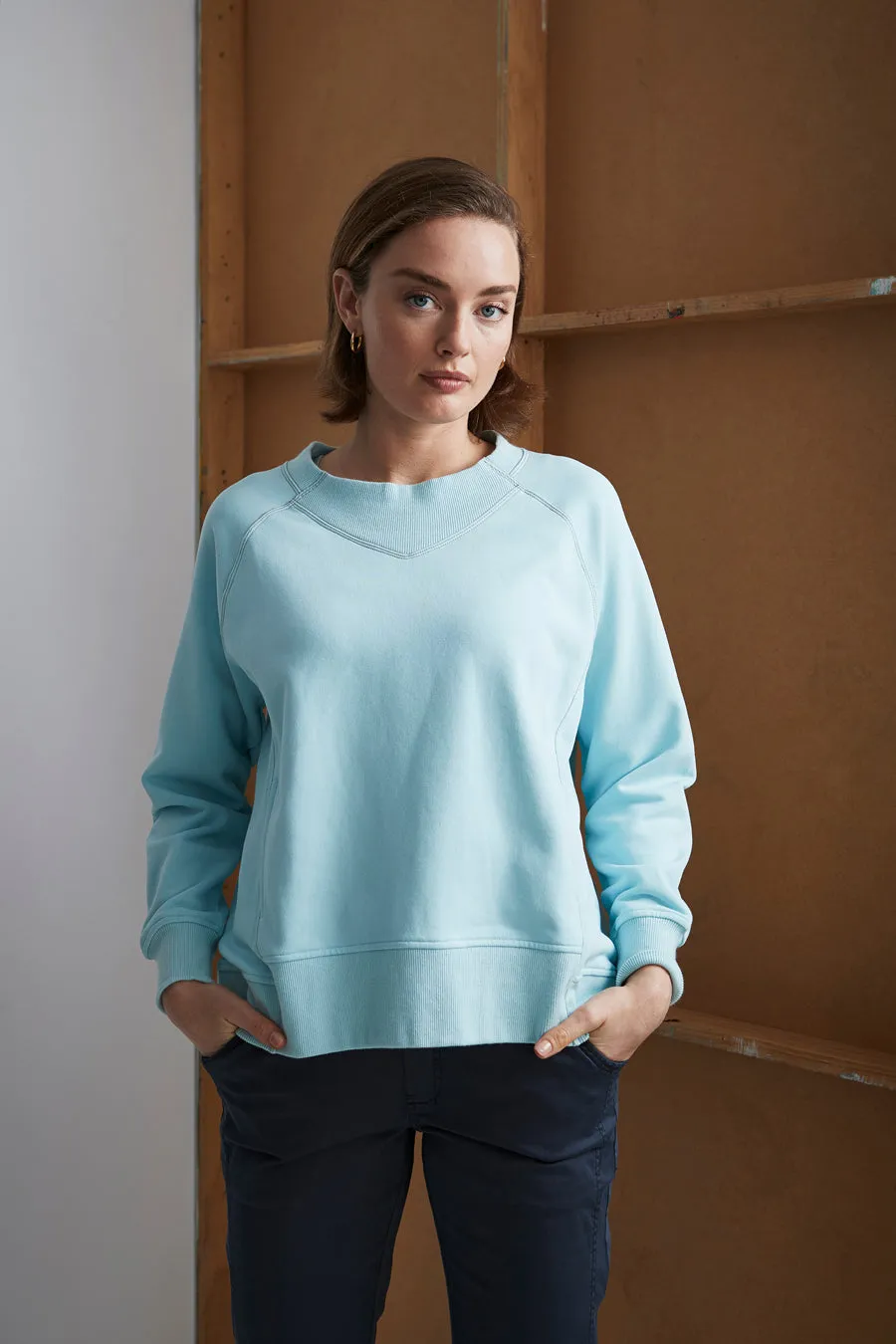 Parker Sweat - Aqua