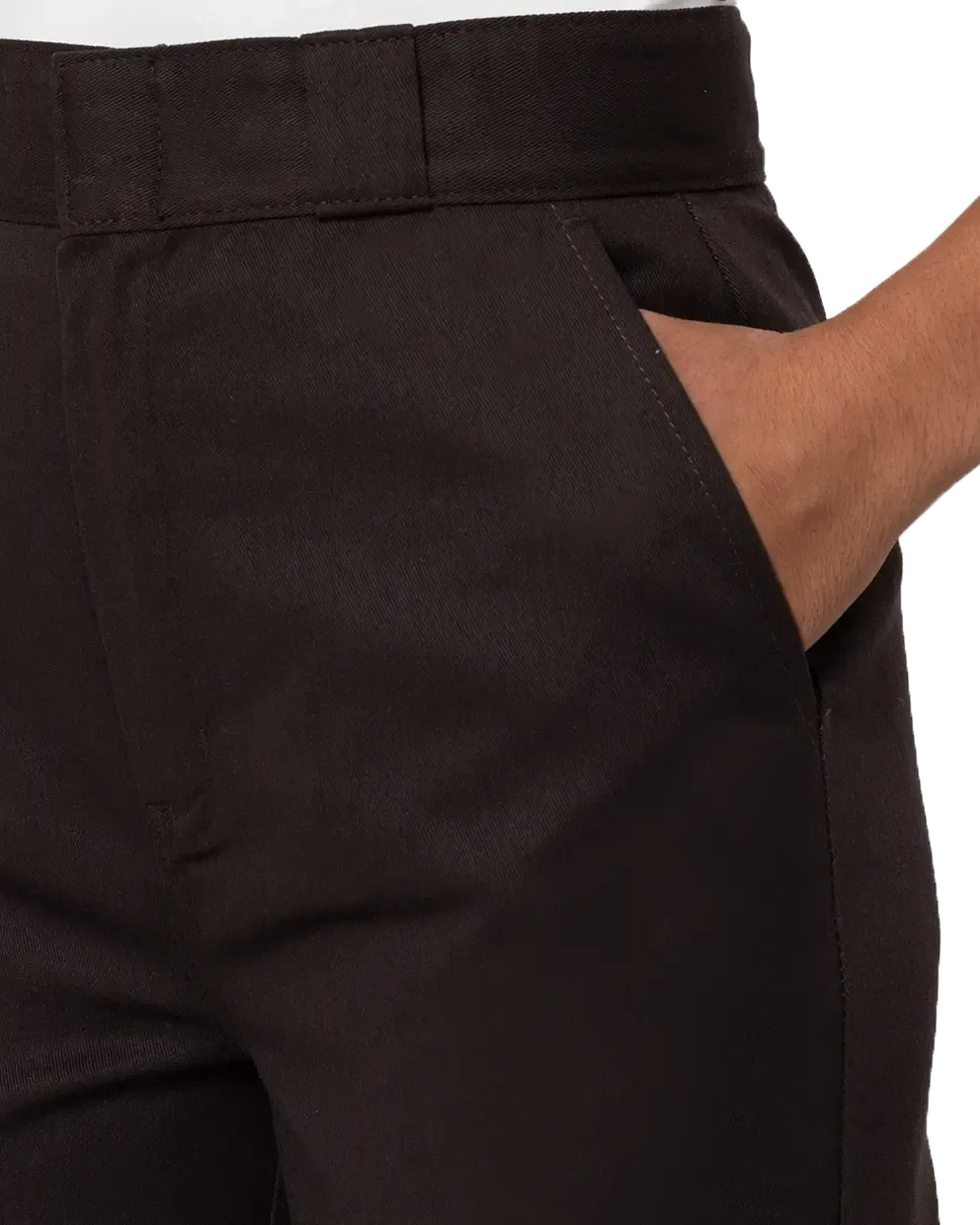 Phoenix Cropped Trousers in Dark Brown