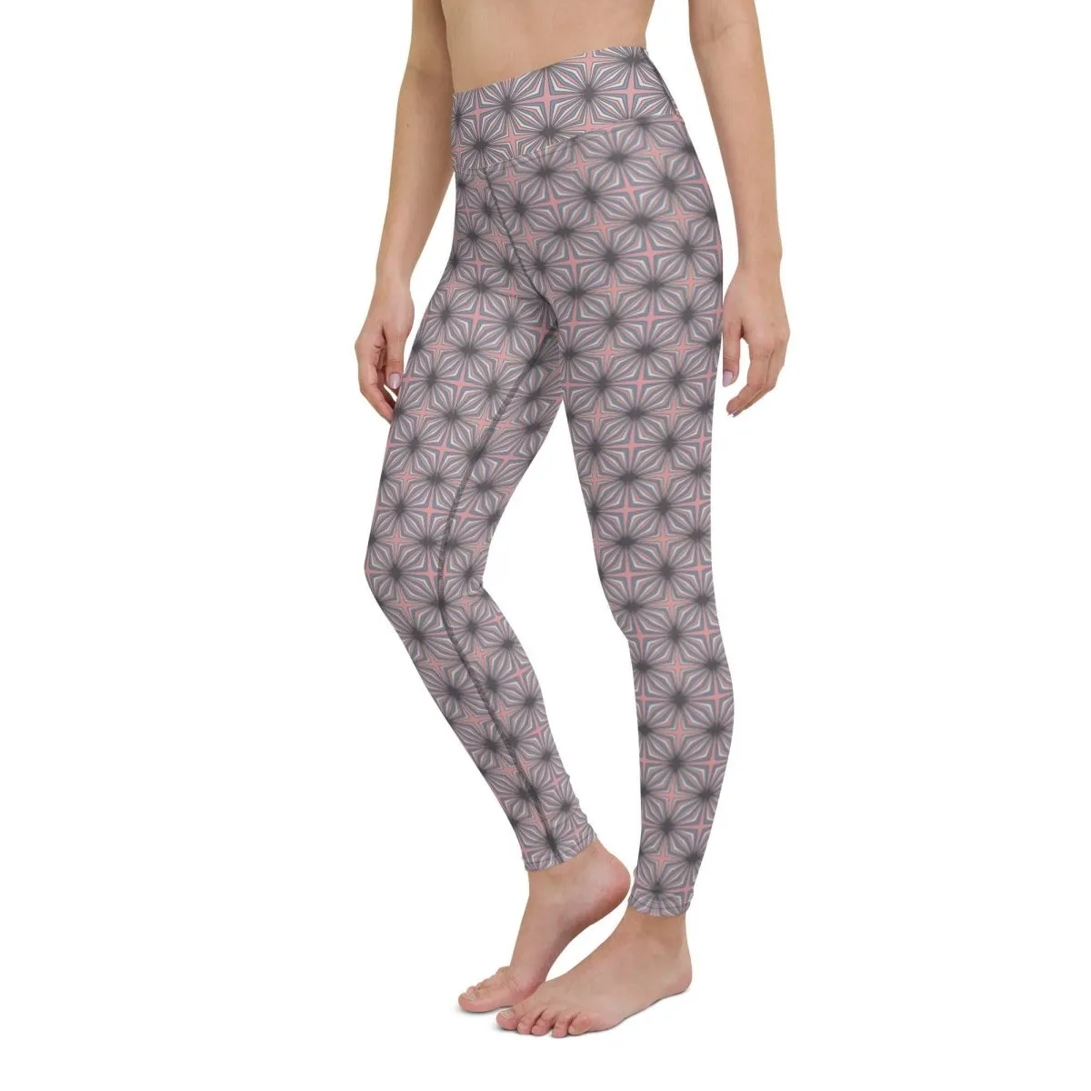 Pink Pottery Women's High-Waisted Yoga Pants