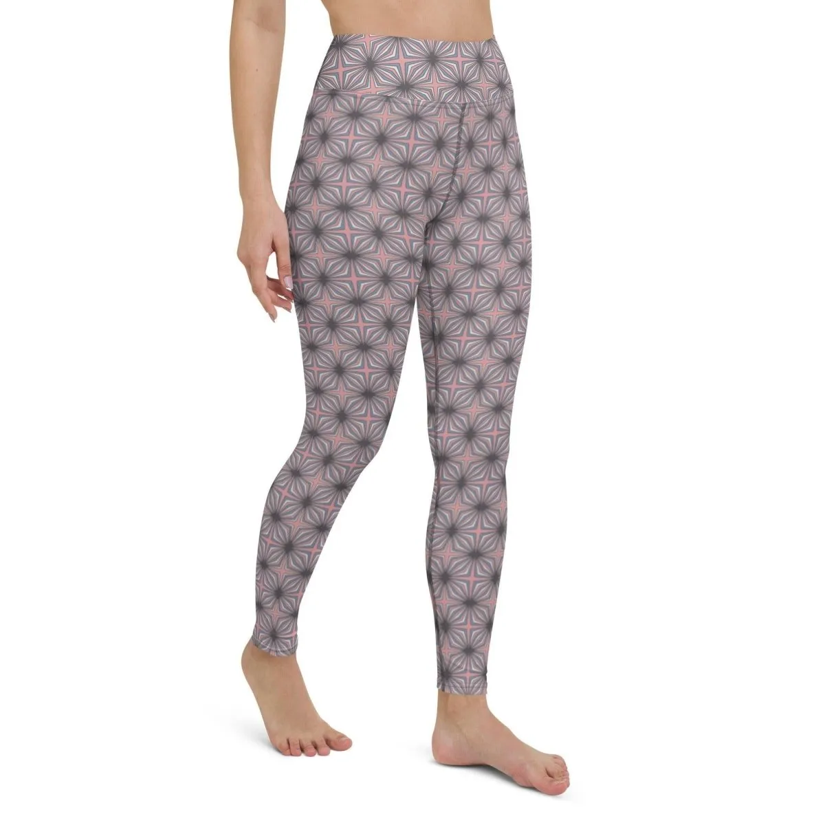 Pink Pottery Women's High-Waisted Yoga Pants