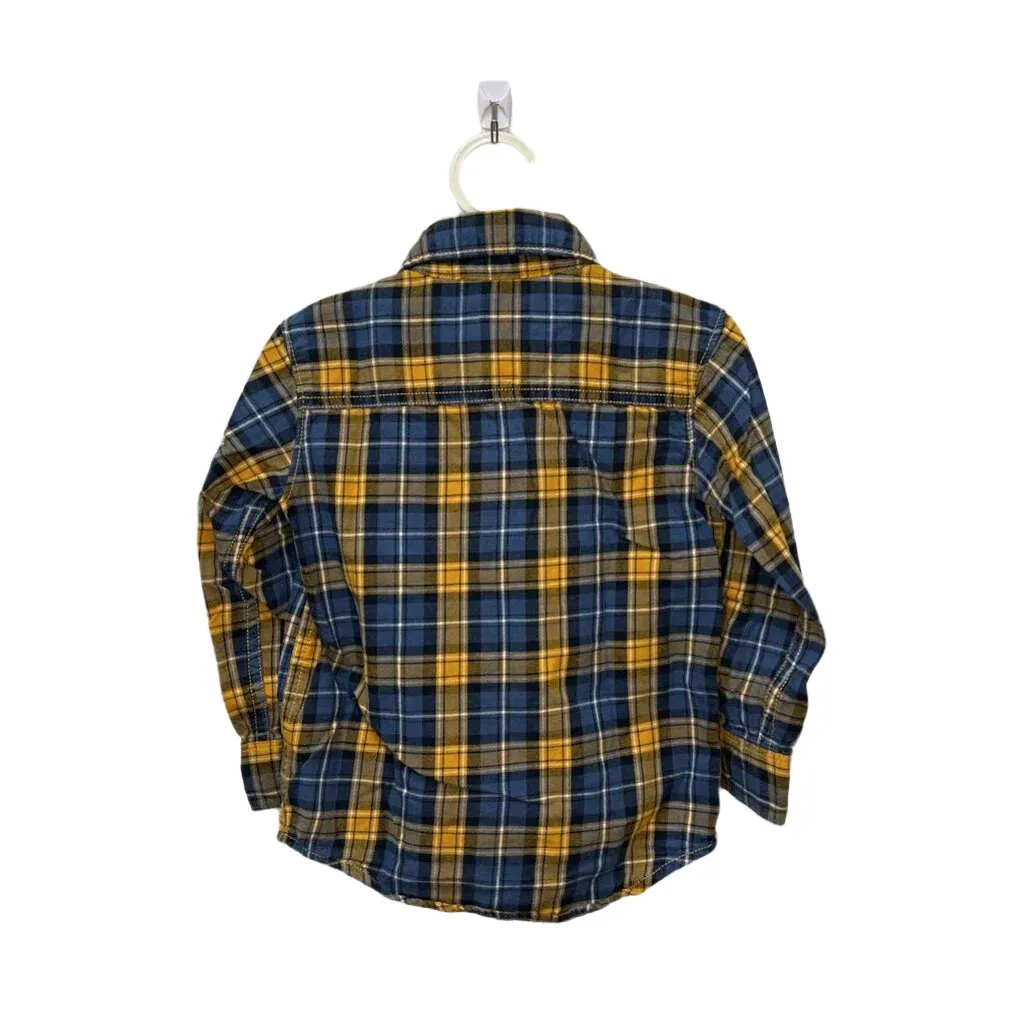 Plaid Collared Button Down